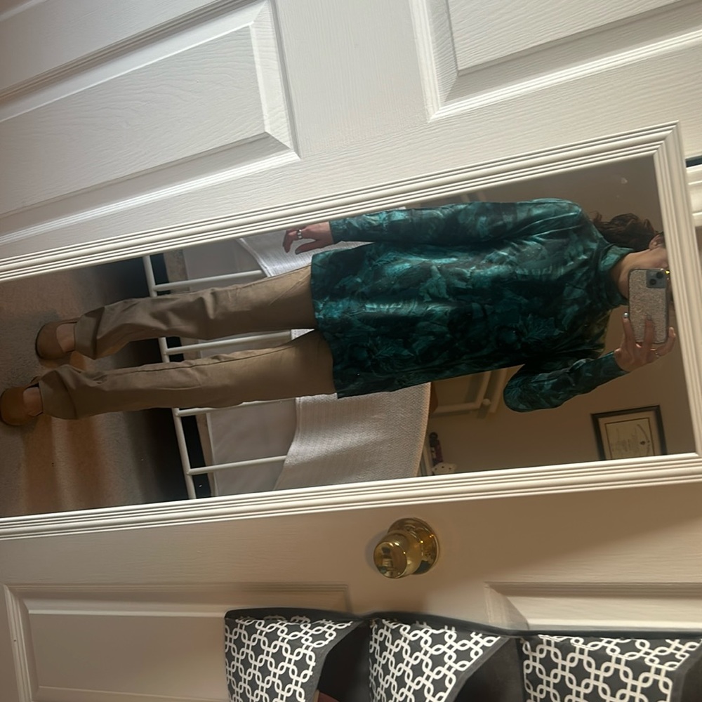 Peacock sweater from soft Surroundings!
